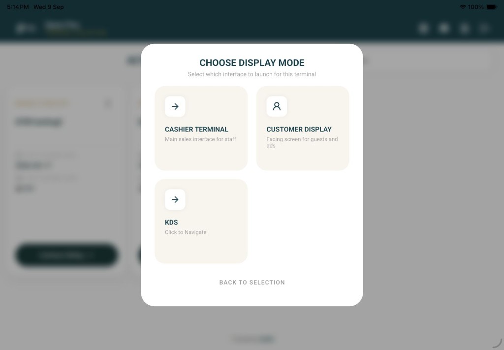 Display modes